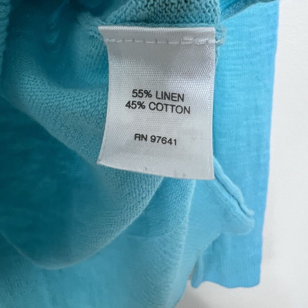 J. Jill Linen Blend LightweightCardigan Sweater Button Front Long Sleeve Size XS - Picture 5 of 7